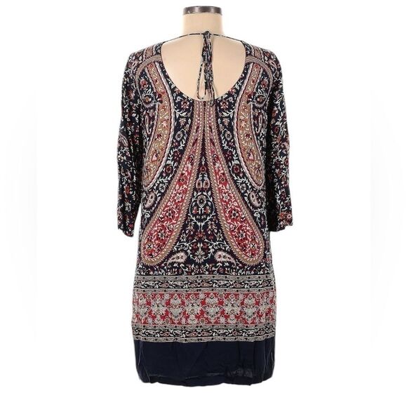 Massimo Dutti Paisley boho baroque print dress sz 6 - Picture 3 of 13